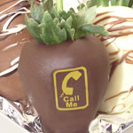 How do you get someone to call? With our call Me chocolate covered strawberries