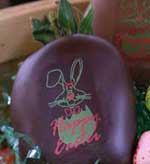 Easter Bunny Chocolate Covered strawberries - let the berries rock the house