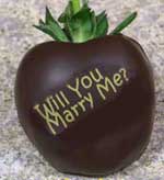 Will you Marry Me? Chocolate covered strawberries, hand dipped daily just for you special mate