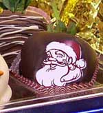 Santa Chocolate Covered Strawberries greate for parties