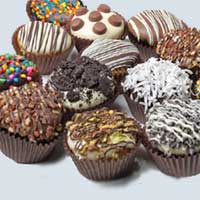 National delivery of chocolate dipped cupcakes