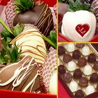I Love You Raspberries & Hand Dipped Chocolate Covered Strawberries  Delivered