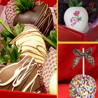 #1 Teacher large chocolate covered caramel apples and hand dipped Chocolate Covered Strawberries