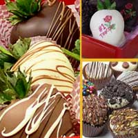 Teacher Cupcakes & Chocolate Covered Strawberry Gift box
