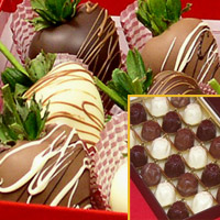 Custom Chocolate Covered Strawberries & Raspberries Delivered