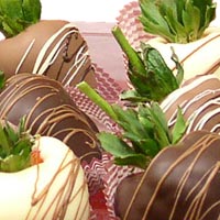 delivered large gourmet chocolate covered strawberries