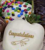 Chocolate covered strawberries decorated and delivered for Graduation