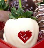 Romantic chocolate covered strawberries for delivery