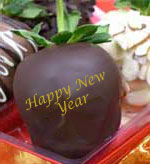 New Years Chocolate Covered Strawberries