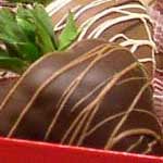 Undecorated Chocolate Covered Strawberries