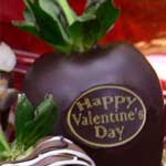 Happy Valentines Chocolate Covered Strawberries