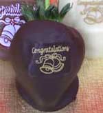 Wedding Congratulations Bells Chocolate Covered Strawberries