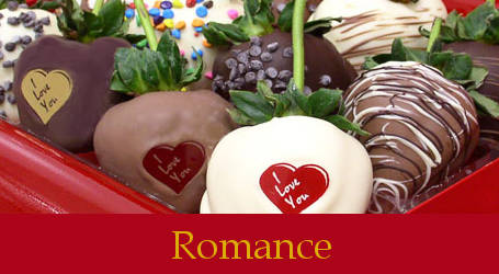 Romantic Chocolate Covered Strawberries