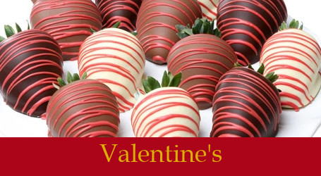 Fresh Valentine's Day Chocolate covered strawberries