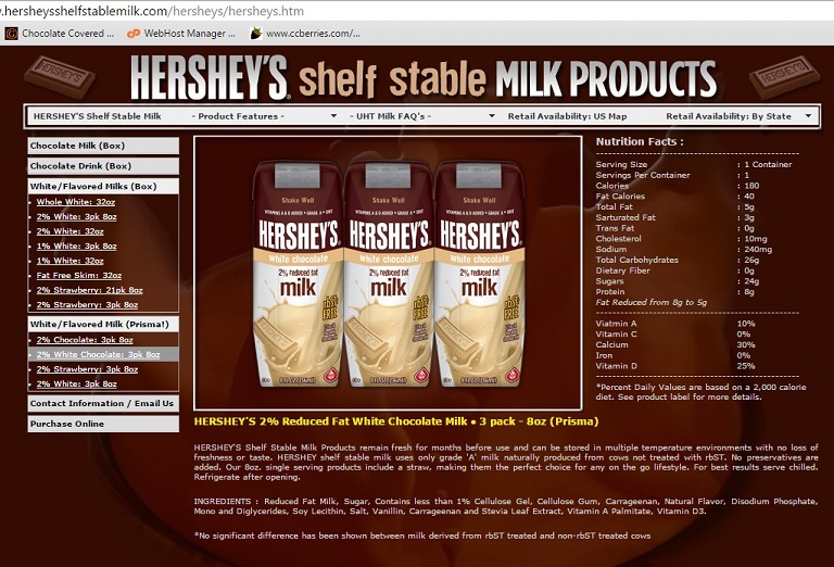 Hershey's White Chocolate Milk