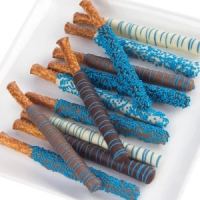 blue democrat chocolate covered pretzels