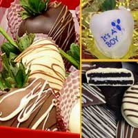 It's a boy hand dipped Oreos & Hand Dipped Chocolate Strawberry Gift set
