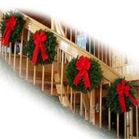 Four 16 inch balsam christmas wreaths for delivery