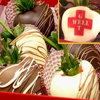 Get Well Chocolate Covered Strawberries Delivered
