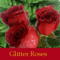 Glitter roses, you pick the colors