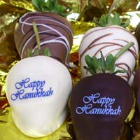 Happy Hanukkah Large Holiday Chocolate Covered Strawberries