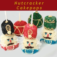 Seasonal Nutcracker cake pops