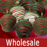Decorated Christmas wholesale Chocolate Covered Strawberry Gift set