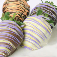 Spring Drizzle Chocolate Covered Strawberries