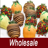 wholesale chocolate covered strawberries decorated for fall